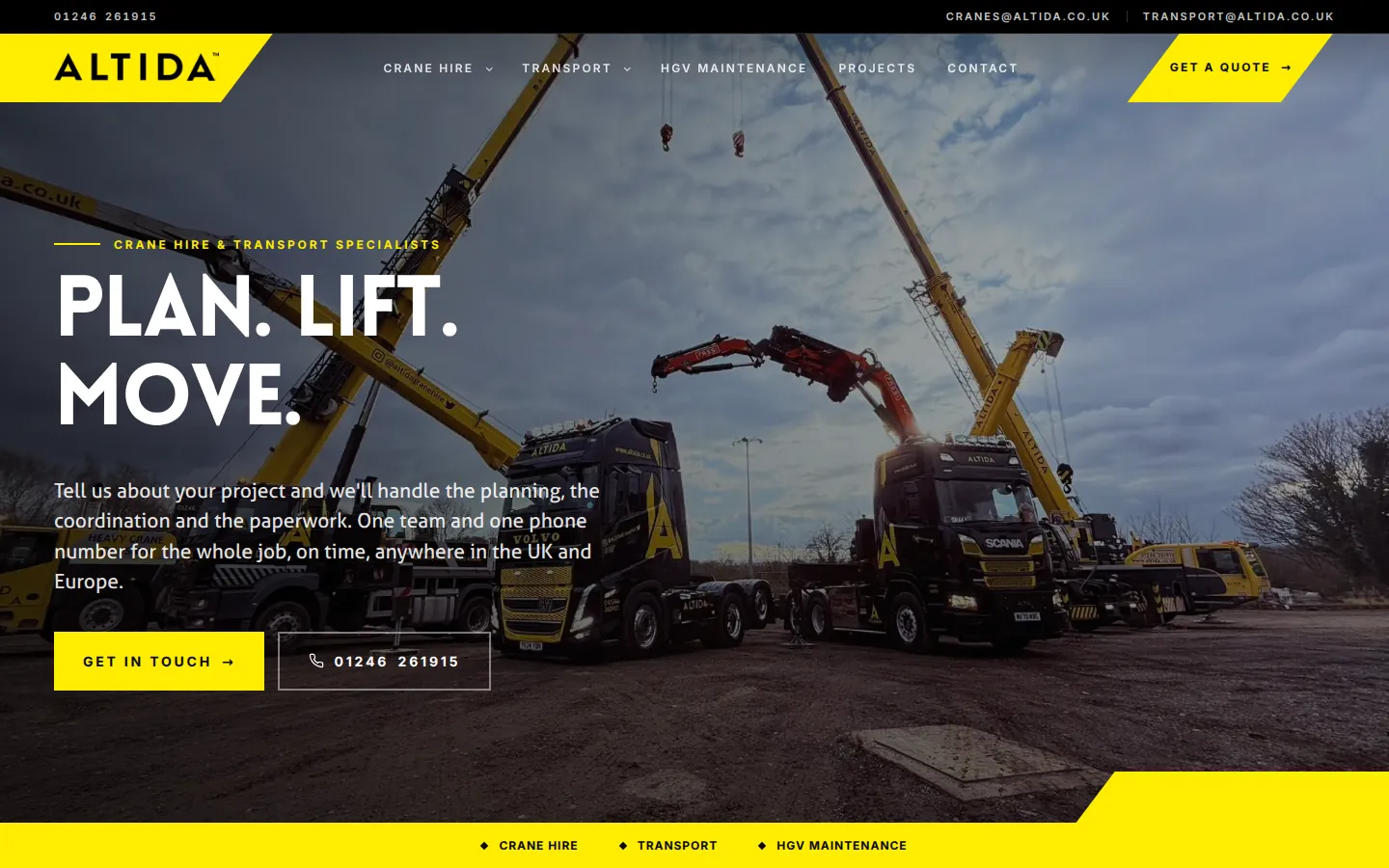 The Altida website